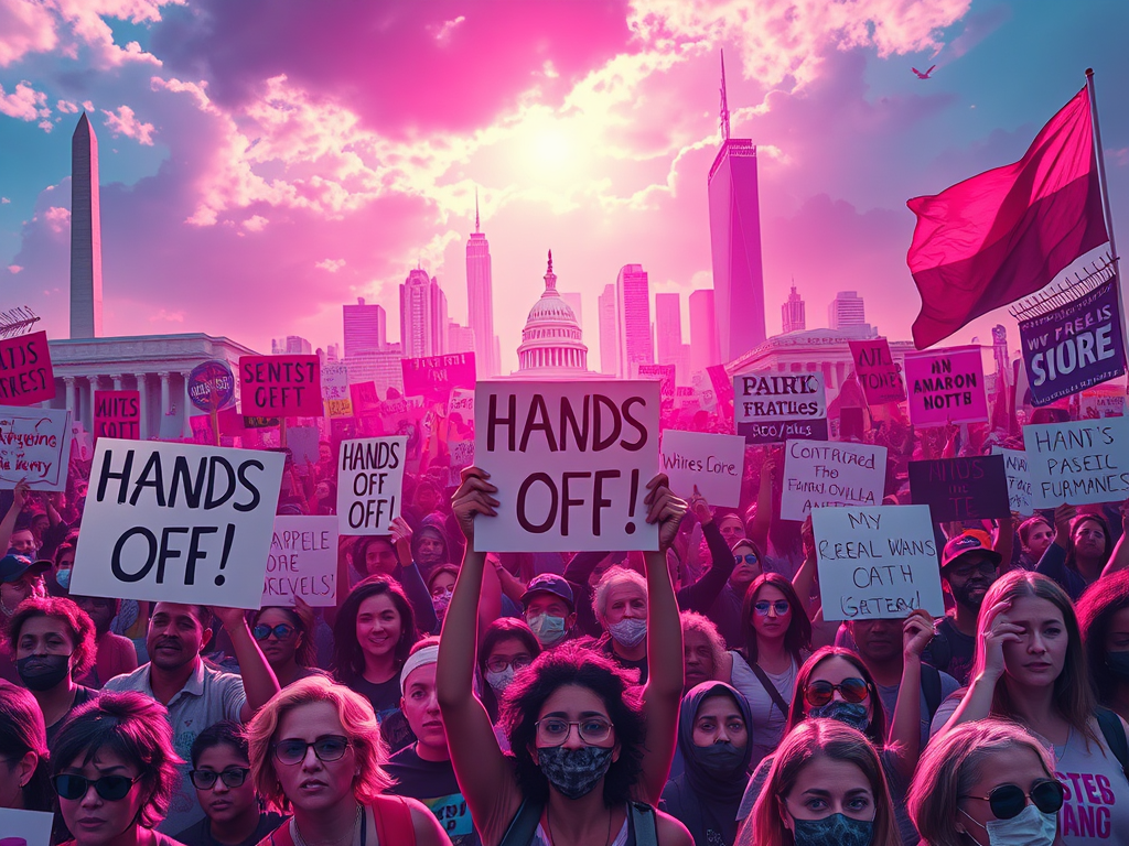 Massive ‘Hands Off!’ Protests Challenge Trump and Musk’s&nbsp;Agenda